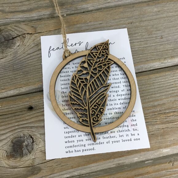 Feathers from Heaven Story Card Christmas Ornament - Picture 2 of 6